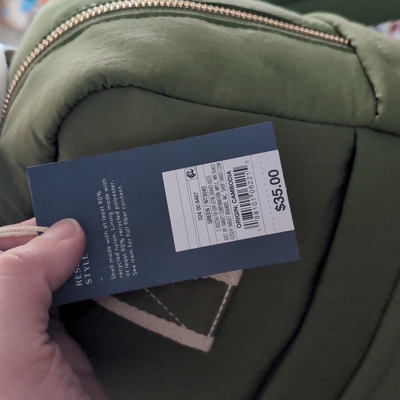 Universal Thread Square Backpack - Green - Picture 3 of 4